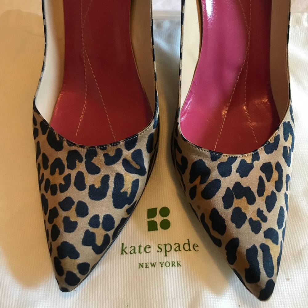 Good condition Kate Spade leopard print heels